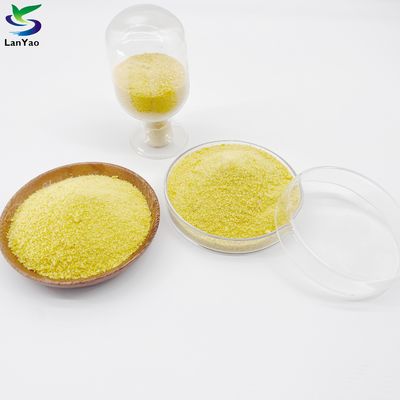 Geel industriële waterbehandeling Chemische poly-aluminiumchloride Cas 1327 41 9 Chemische afvalwaterverwijdering